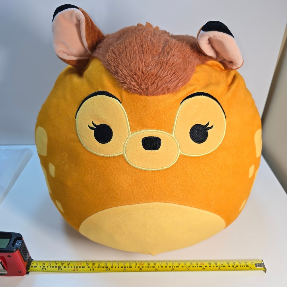 Disney Bambi Squishmallow 14" Plush Deer Stuffed Animal Large Cute Soft Kellytoy - Picture 14 of 14